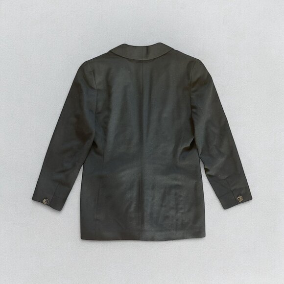 VTG Pendleton Womens Blazer Black Wool Size 10 Single Button Fully Lined USA - Picture 4 of 8